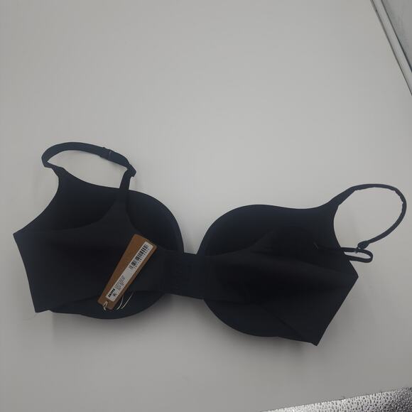 SKIMS Black Bra push up plunge Onyx 36D - Picture 5 of 7
